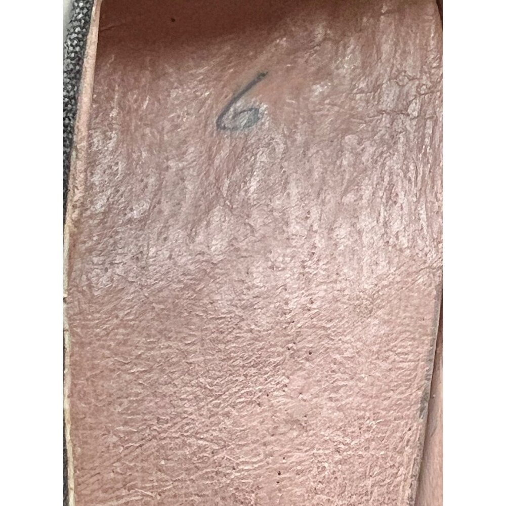 Womens Black Leather Flamenco Shoes With Strap & Low Heel Size 6 - Picture 14 of 14